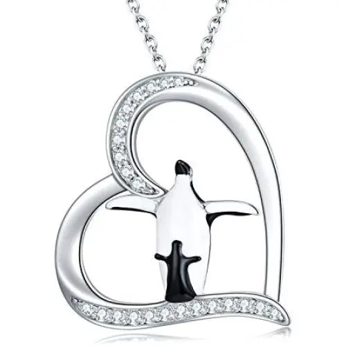 POPKIMI Mom Necklace for Women Sterling Silver Love Heart Pendant Mother and Child Necklace Birthday Gifts for Mom POPKIMI Mom Necklace for Women Sterling Silver Love Heart Pendant Mother and Child Necklace Birthday Gifts for Mom