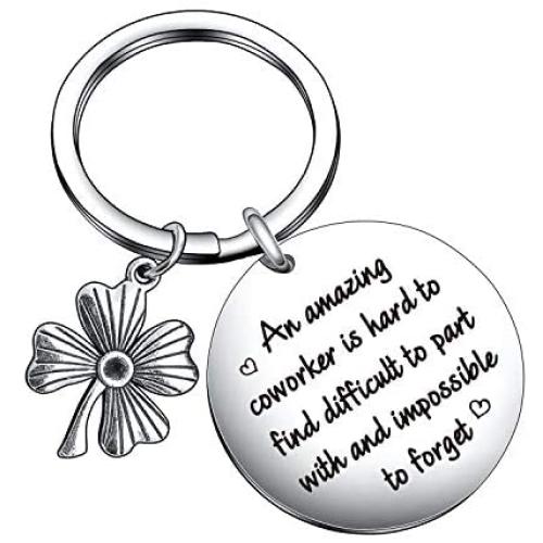 De&ai an Amazing Coworker is Impossible to Forget Coworker Appreciation Gift, Retirement Going Away Keyring for Work Friends