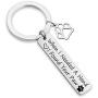 Eigso Paw Print Keychain When I Needed A Hand I Found Your Paw Jewelry Dog Lovers(Found Your paw KR)