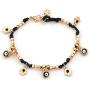 JewelryHouse Red Evil Eye Turkish Protection Macrame Jewelry Hamsa Hand Bracelet