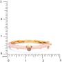 Disney Minnie Mouse Jewelry, Pink Glitter Bangle Bracelet with Yellow Gold Plating