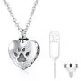 WINNICACA S925 Sterling Silver Urn Necklaces for Ashes Forever In My Heart Cremation Cross Urns Keepsake Necklace Jewelry w/Funnel Filler WINNICACA S925 Sterling Silver Urn Necklaces for Ashes Forever In My Heart Cremation Cross Urns Keepsake Necklace Jewelry w/Funnel Filler