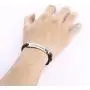 LIKGREAT Mens and Womens Inspirational Quote Leather Wrap Bracelet Engraved Stainless Steel Jewelry Adjustable