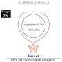 Earent Crystal Butterfly Choker Necklace Rhinestone Pendant Necklaces Chain Sparkly Butterfly Jewerly Fashion Party Accessories for Women and Girls