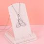 925 Sterling Silver Good Luck Irish Claddagh Celtic Knot Love Heart Pendant Necklace for Women Girls Ladies Birthday Gift, 18'' Rolo Chain