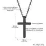 PROSTEEL Stainless Steel Cross Necklace for Men Women, Silver/Black/Gold Tone, Two Size, Hypoallergenic, Engrave Text Available, Come Gift Box PROSTEEL Stainless Steel Cross Necklace for Men Women, Silver/Black/Gold Tone, Two Size, Hypoallergenic, Engrave Text Available, Come Gift Box