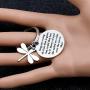 G-Ahora Outlander Themed Gifts Sing Me A Song Lyrics Dragonfly Bracelet Keychain Skye Boat Song Claire Jamie Fraser Lover Gift for Outlander Fans