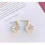 HANGO fashion all-match creative earrings, resin petal earrings, multilayer daisy flower earrings, acrylic sweet earrings, suitable for Valentines Day gifts, birthday parties, and Mothers Day gifts