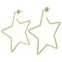 And Lovely 14K Gold Dipped Star Earrings - Hypoallergenic Lightweight Fun Statement Drop Dangle Earrings And Lovely 14K Gold Dipped Star Earrings - Hypoallergenic Lightweight Fun Statement Drop Dangle Earrings
