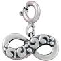 Fourseven Jewelry 925 Sterling Silver Bead Charm Pendant | Infinity Charm for Bracelet and Necklace