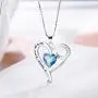 EVER FAITH Mothers Day Birthday Gift 925 Sterling Silver CZ''I Love You Mom'' Heart Pendant Necklace EVER FAITH Mothers Day Birthday Gift 925 Sterling Silver CZ''I Love You Mom'' Heart Pendant Necklace
