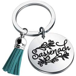 HOLLP Sassenach Inspired Jewelry Outlander Keychain Sassenach Keychain Outlander Movie Lover Gifts