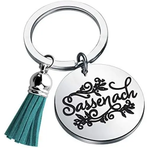 HOLLP Sassenach Inspired Jewelry Outlander Keychain Sassenach Keychain Outlander Movie Lover Gifts HOLLP Sassenach Inspired Jewelry Outlander Keychain Sassenach Keychain Outlander Movie Lover Gifts