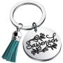 HOLLP Sassenach Inspired Jewelry Outlander Keychain Sassenach Keychain Outlander Movie Lover Gifts