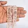 gemhub Natural Rose Quartz Stone Strand Approx 80.50 Ct Peach Pink Rose Quartz Bead 16'' Strand Necklace gemhub Natural Rose Quartz Stone Strand Approx 80.50 Ct Peach Pink Rose Quartz Bead 16'' Strand Necklace
