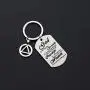 CENWA AA Recovery God Grant Me The Serenity Christian Prayer Dog Tag Keychain Sobriety Gift AA Symbol Keychain CENWA AA Recovery God Grant Me The Serenity Christian Prayer Dog Tag Keychain Sobriety Gift AA Symbol Keychain