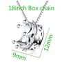 AceCraft Queen Crown Necklace, 925 Sterling Silver Pendant Fashion Women Jewelry Charms Gift for Teen Girl/Bridesmaid/Mom/Her