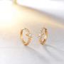 LOYATA Star Huggie Earrings Gold Dangle Hoop Drop 14K Gold Filled Dainty Small Simple Hypoallergenic Jewelry Gift for Women