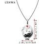 CENWA Vampire Girl Vervain Charm Necklace Vampire Fans Gift Halloween Jewelry