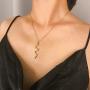 Gold Snake Necklace Serpent Pendant Necklace For Women Gothic Vintage Animal Jewelry (gold)