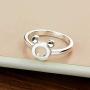 Dankadi Girl 925 Sterling Silver Ring New Mickey Shaped Rings Size 4-8# Solid Silver Material Feminine Jewelry Birthday Gift