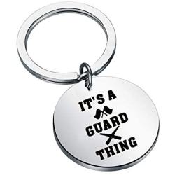 BAUNA Color Guard Gifts for Teens and Girls It’s A Guard Thing Keychain Color Guard Mom Jewelry