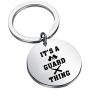 BAUNA Color Guard Gifts for Teens and Girls It’s A Guard Thing Keychain Color Guard Mom Jewelry