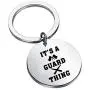 BAUNA Color Guard Gifts for Teens and Girls It’s A Guard Thing Keychain Color Guard Mom Jewelry