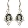 1928 Jewelry Embellish Vintage-Inspired Cameo Drop Earrings