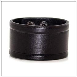 Heavstjer Punk Alloy Buckle Bracelet Wide Leather Wristband Cuff Bracelet