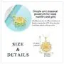 LUHE S925 Sterling Silver Sun Flower Ladybug Pendant Necklace Jewelry Gifts for Girlfriend Mom