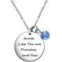 De&ai Aunts Like You are Precious and Few Necklace for Aunt from Niece Nephew Sisters