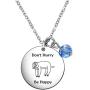 De&ai Animal Sloth Charm Necklace, Animal Jewelry Sloth Lover Gift for Women Girls