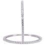 Ratnavali Jewels CZ Zirconia Gold Tone Solitaire Diamond Bracelet Bollywood Wedding Bangle Jewelry Women
