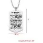 LParkin Son Gifts from Dad Mom Daddy Mommy You are Braver Than You Believe Necklace Jewelry Pendant Dog Tag LParkin Son Gifts from Dad Mom Daddy Mommy You are Braver Than You Believe Necklace Jewelry Pendant Dog Tag