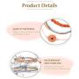 Hicarer 21 Pieces Surfer Wave Bracelet Ocean Wave Adjustable Waterproof Handmade Friendship Bracelet Summer Sunflower Bracelets Anklets Jewelry for Women Teen Girls