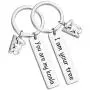 Eigso Funny Koala Couple Keychains Best Friends Animals Gift Koala Lovers Keyrings Gift You’re My Koala I’m Your Tree Keychains Set