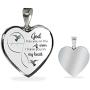 Hummingbird God Has You In Arms I Have You In My Heart Luxury Necklace Necklace Jewellery Gifts Circle - Perfect Happy Gift