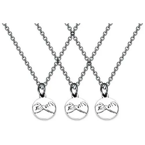 FUSTMW 3 Pinky Promise Necklace Pinky Swear Best Friends Gift Sisters Necklaces Friendship Jewelry FUSTMW 3 Pinky Promise Necklace Pinky Swear Best Friends Gift Sisters Necklaces Friendship Jewelry
