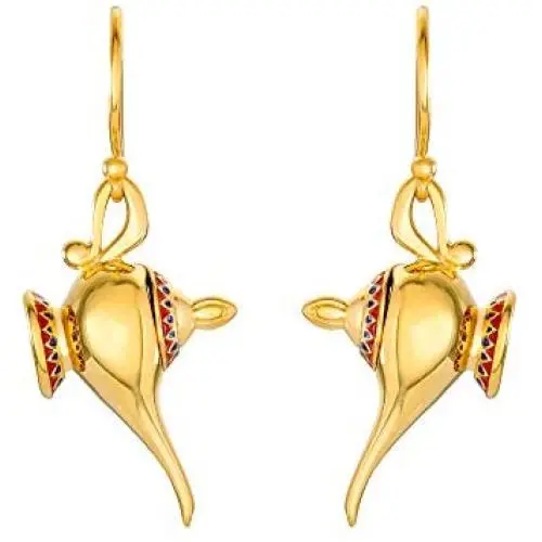 RockLove DISNEY’S ALADDIN Hinged Magic Lamp Earrings RockLove DISNEY’S ALADDIN Hinged Magic Lamp Earrings