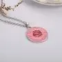 Ralukiia One Direction Gift Harry Style Merch Treat People with Kindness Enamel Necklace Keyring Jewelry