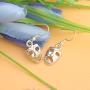 Gzrlyf Comedy and Tragedy Mask Earrings Drop Dangle Earrings Drama Masks Jewelry Theater Gifts