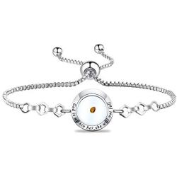 FAADBUK Christian Mustard Seed Bracelet Christian Gift Psalm 46:5 God Is Within Her She Will Not Fall Mustard Seed Jewelry Bracelet Religious Gift Jewelry For Women Girls