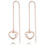 ✦Gifts for Mothers Day✦18K Gold Plating 925 Sterling Silver Cubic Zirconia Drop Earrings Hollow Love Heart/Circle CZ Hypoallergenic Earrings for Women and Girls