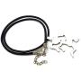 GWOOD Juggalette Pendant with 18 Inch Cord Necklace Silver Color