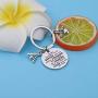 BAUNA Softball Keychain Softball Gift Always Remember You are Braver Than You Believe Keychain with Inspirational Quote for Softball Player Team Coaches