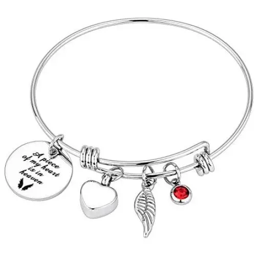 Dletay Cremation Bracelet for Ashes Stainless Steel Urn Bracelet with Heart Charm Ashes Holder Memorial Urn Bangle for Ashes-I Still Need You Close to Me Dletay Cremation Bracelet for Ashes Stainless Steel Urn Bracelet with Heart Charm Ashes Holder Memorial Urn Bangle for Ashes-I Still Need You Close to Me