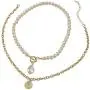 Sinkcangwu Punk Multi Layer Imitation Pearl Choker Necklace Collar Retro Round Pendant Long Chain Necklace Women Jewelry Sinkcangwu Punk Multi Layer Imitation Pearl Choker Necklace Collar Retro Round Pendant Long Chain Necklace Women Jewelry