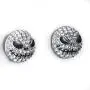 Mare Night Earrings - Before Christmas Silver Crystal Horror Earrings for Women