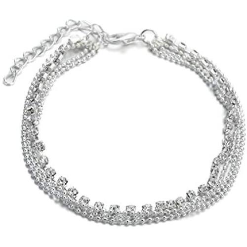 Fashion Anklet Bracelets for Women Bohemian Charm Ankle Bracelets for Girls Summer Beach Foot Adjustable Jewelry Gifts